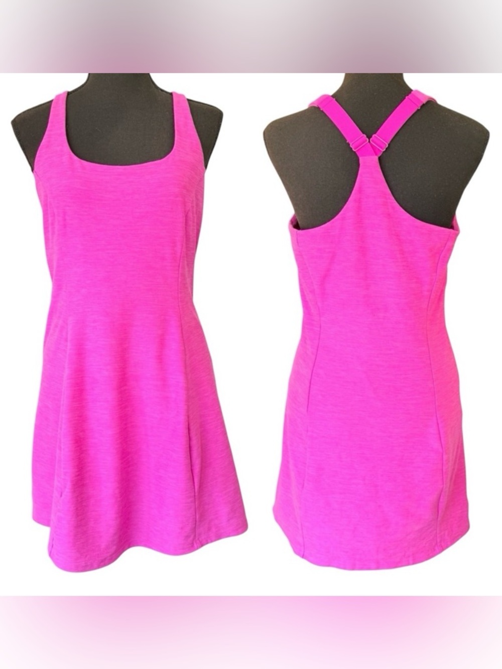 VICTORIA’S SECRET ON POINT LARGE HEATHER PINK ACTIVE SKORT DRESS WITH POCKETS